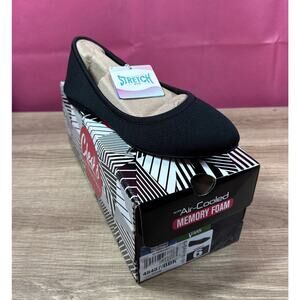 Skechers Women's Cleo Wham Black Ballet Flat Size 6